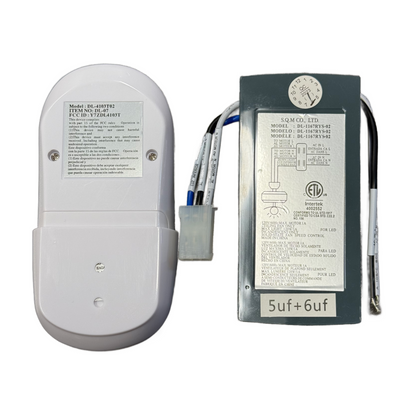 Hampton Bay Caprice 52 in. Ceiling fan 3-Speed Remote Control and Receiver Kit - 13431105100900