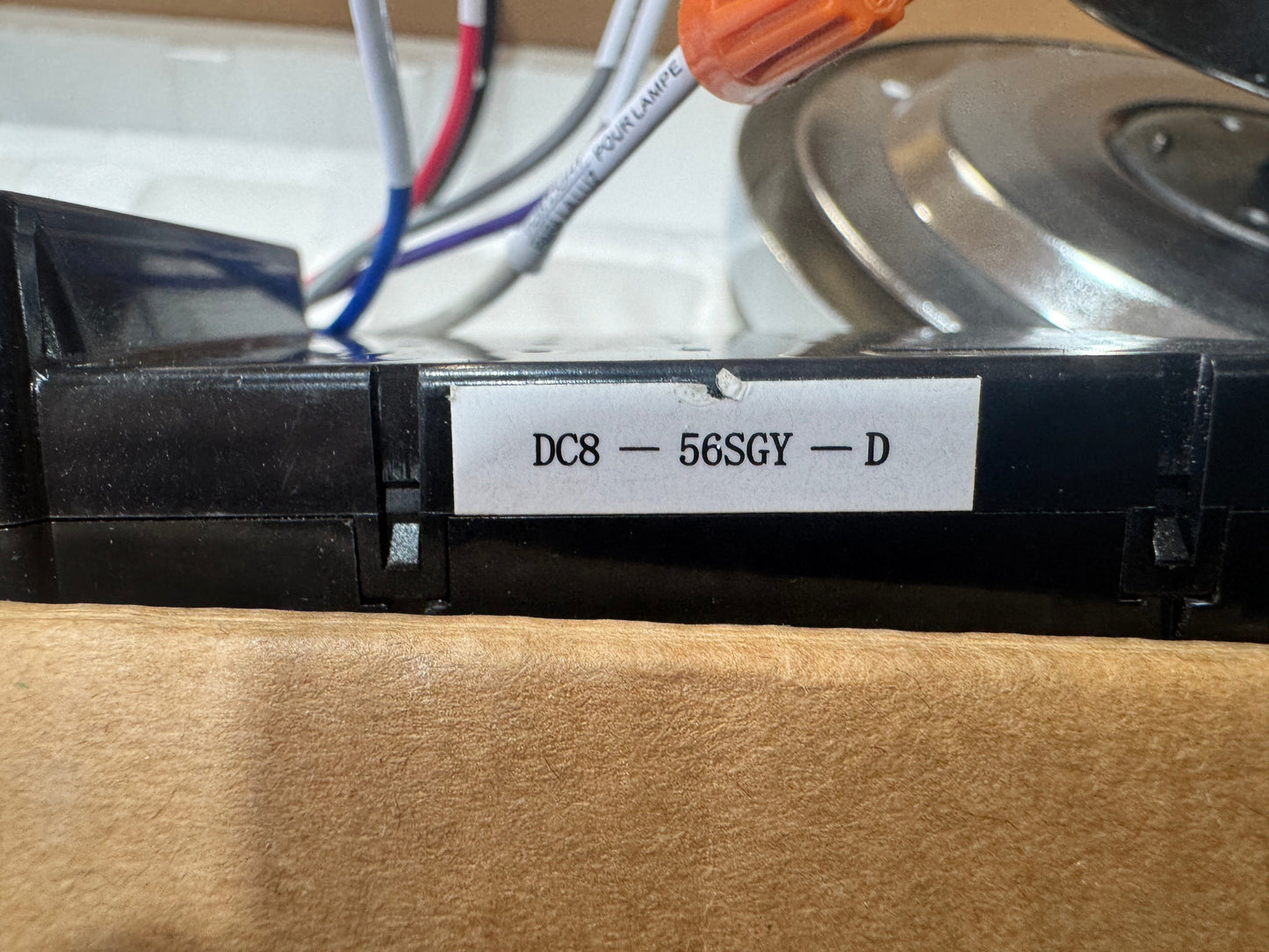 Substitute for Monte Carlo DC8-56SGV-L-D / DC8-56SGY-D 6 Speed For DC Ceiling Fan Receiver [DC8-96SG8]