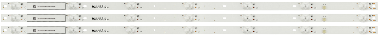 Vizio JL.D40071330-202CS-M LED Backlight Strips (3) D40F-G9
