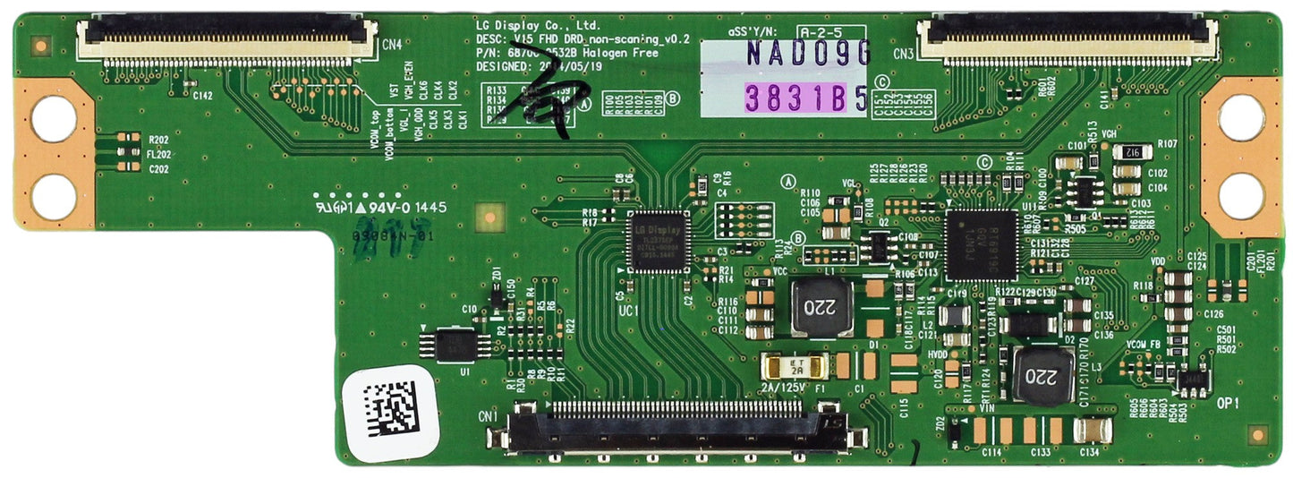 LG 6871L-3831B (6870C-0532B) T-Con Board for 55LF6300-UA 55LX540S-UA 55LX341C-UA