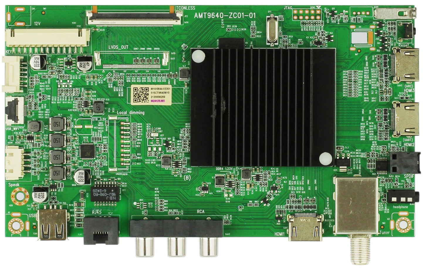 M24125-MT Onn Main Board, AMT9640-ZC01-01, 100012587