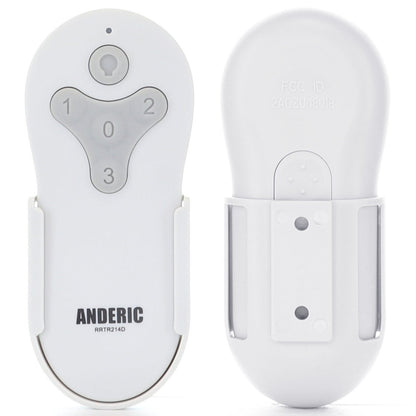 Anderic RRTR214D Replacement Ceiling Fan Remote Control for Harbor Breeze TR214D, KUJCE10311, KUJCE10712, and Others