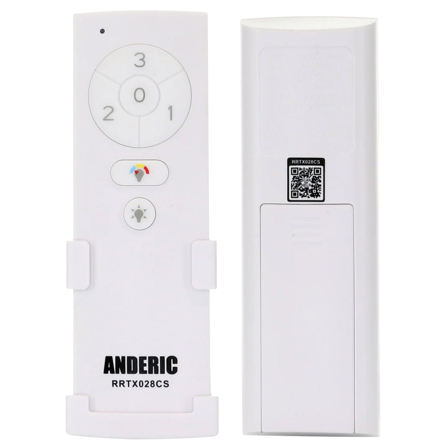 Anderic RRTX028CS Replacement Ceiling Fan Remote Control for Hampton Bay and Home Decorators Collection - TX028C-S