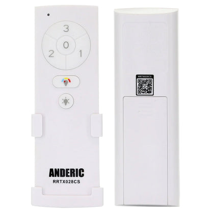 Anderic RRTX028CS Replacement Ceiling Fan Remote Control for Hampton Bay and Home Decorators Collection - TX028C-S