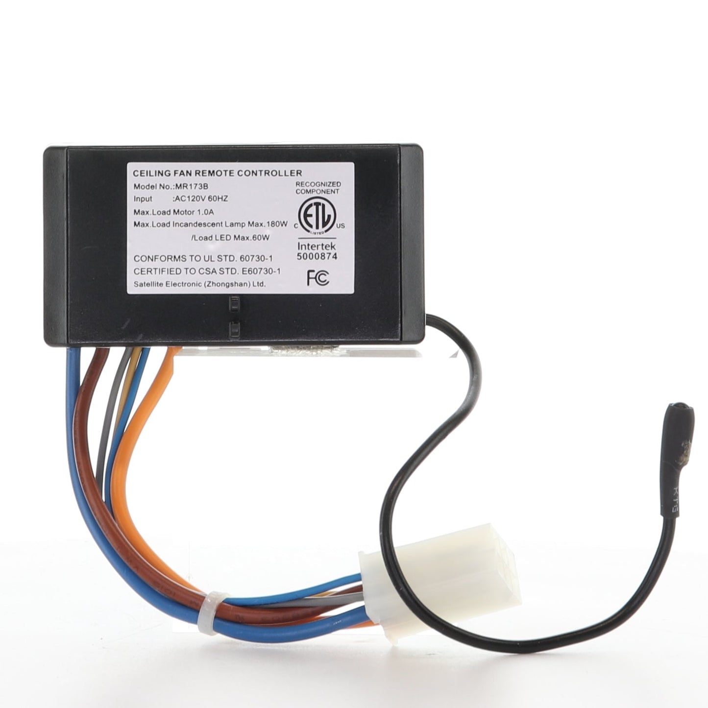 Anderic RRMR173B / MR173B Replacement Ceiling fan Receiver for Harbor Breeze Boltz and Harbor Breeze Boltz II