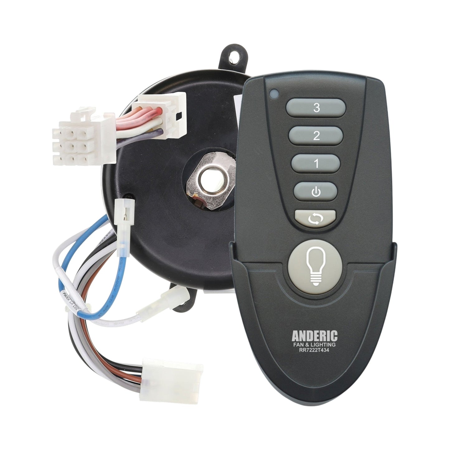 Substitute for Hunter 7091-02 Ceiling Fan Receiver [MR77A-MOLEX-KIT]