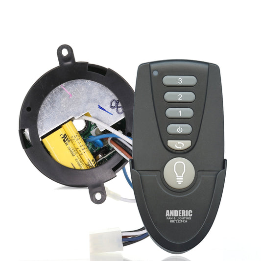 Substitute for Hunter 8511201 Ceiling Fan Receiver - 85112-01 [MR77A-RR7222T434-KIT]
