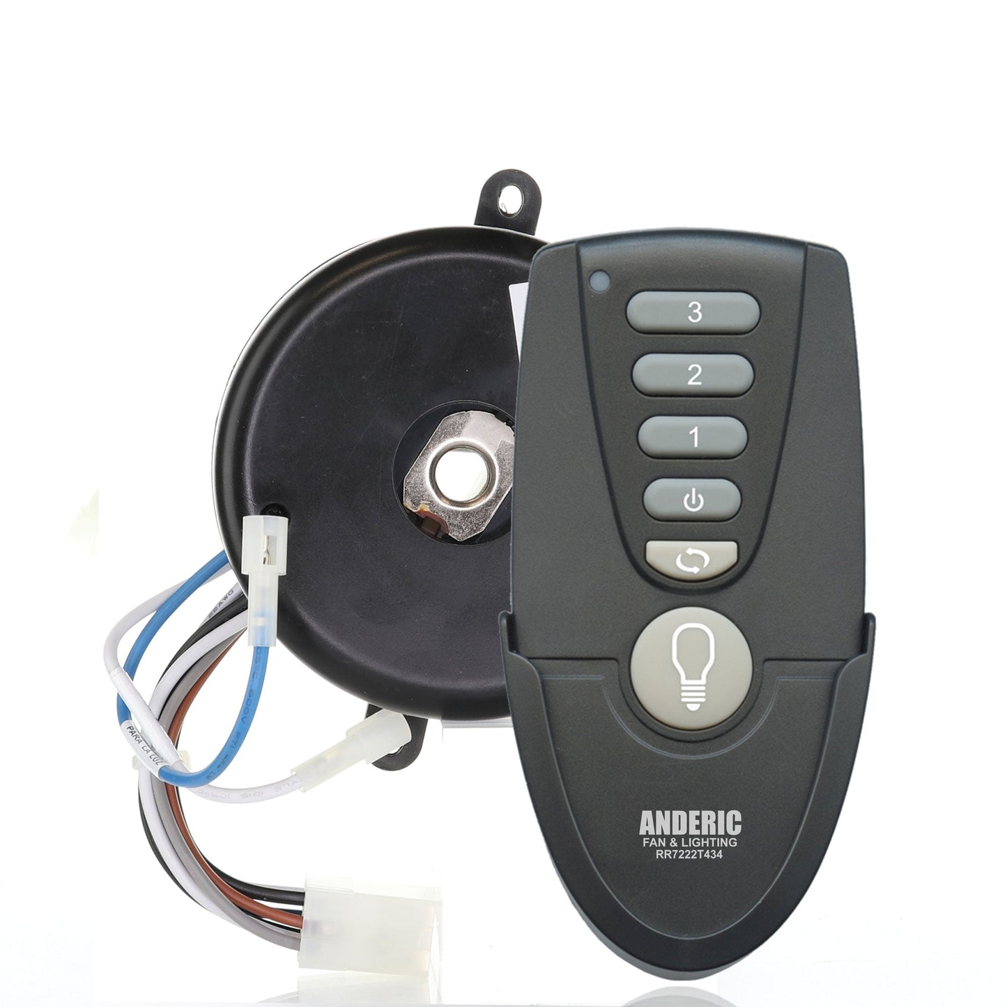 Substitute for Hunter 85069 IN2TX27 Ceiling Fan Remote Control [MR77A-RR7222T434-KIT]