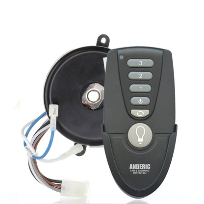 Substitute for Hunter 85069 IN2TX27 Ceiling Fan Remote Control [MR77A-RR7222T434-KIT]
