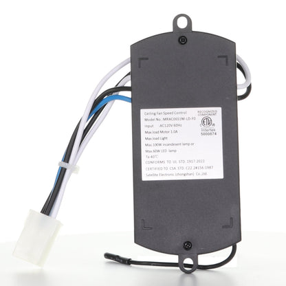 Anderic RRTR214D-MRAC06S1M-KIT Replacement Ceiling Fan Remote Control Kit for Harbor Breeze Mazon Ceiling Fans