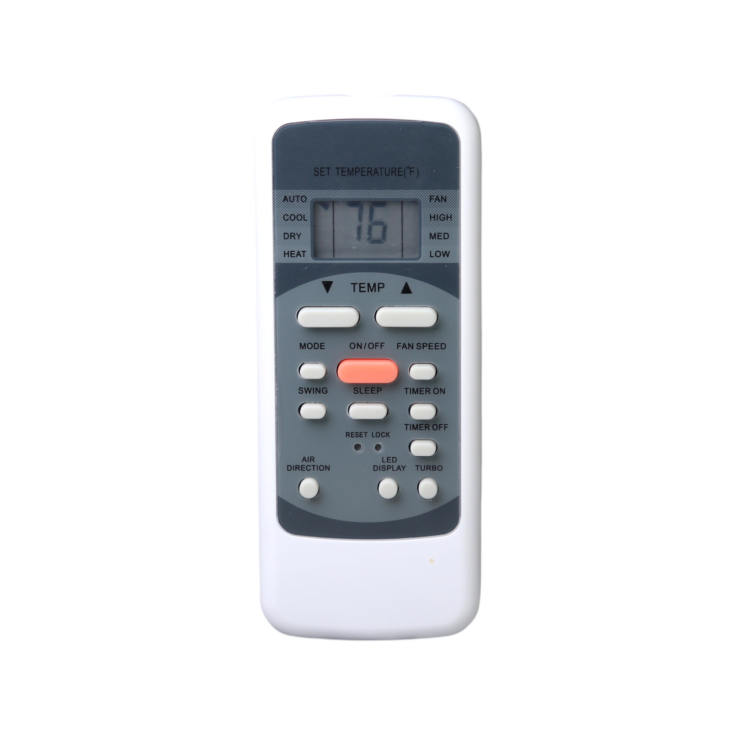 Midea Rg51m5/eu Mini Split Air Conditioner Remote Control | LCD Temp control - 17317000000324