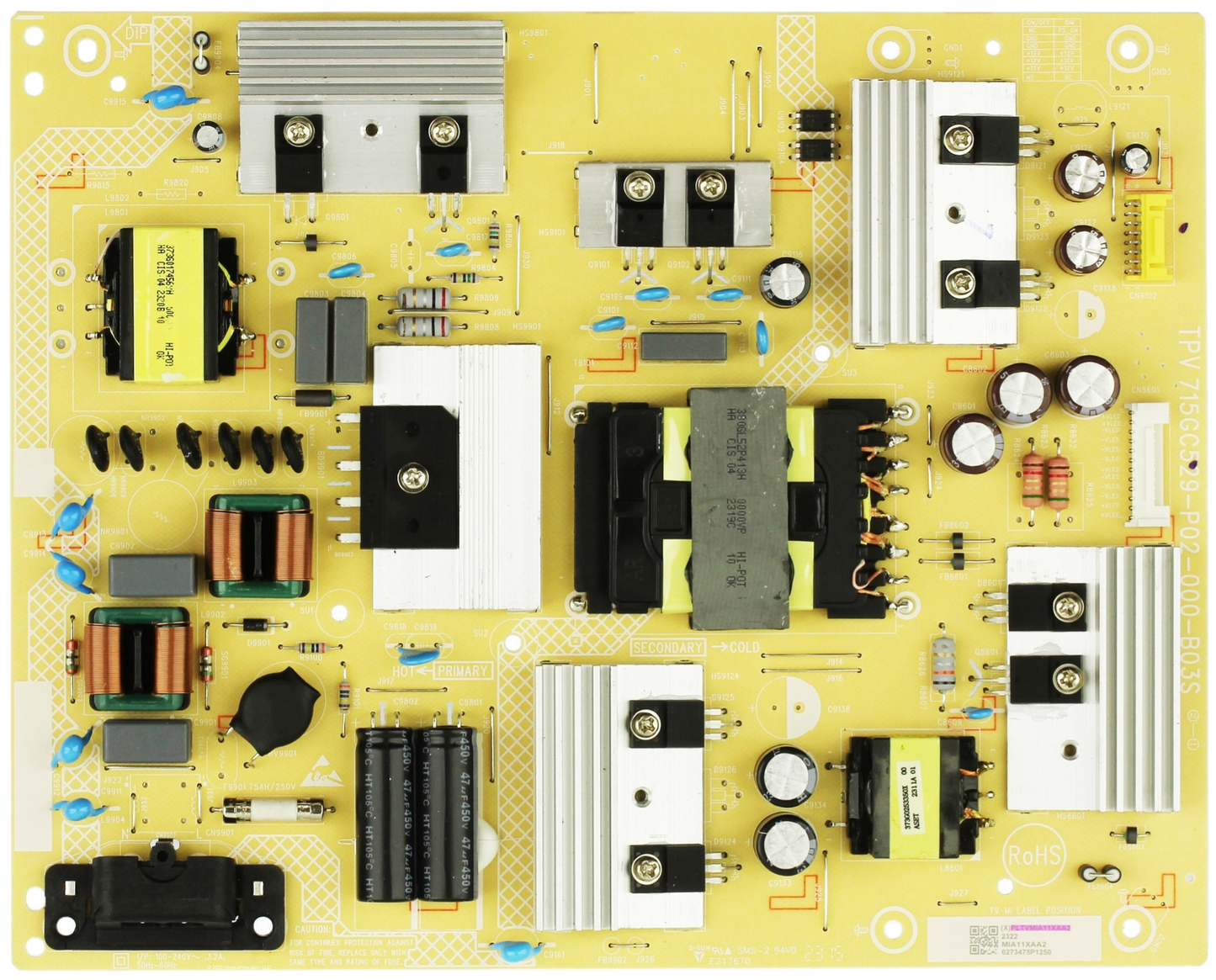 PLTVMIA11XAA2 Element Power Supply, (X)PLTVMIA11XAA2, 715GC529-P02-000-B03S, E500AC65C