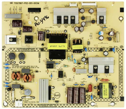 Sharp GZA42GQAU Power Supply/LED Driver Board