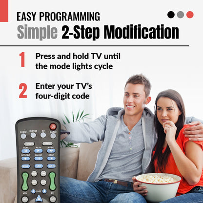 Anderic DRC800 DVR and Cable Box Remote Control for Motorola, Scientific Atlanta, and others