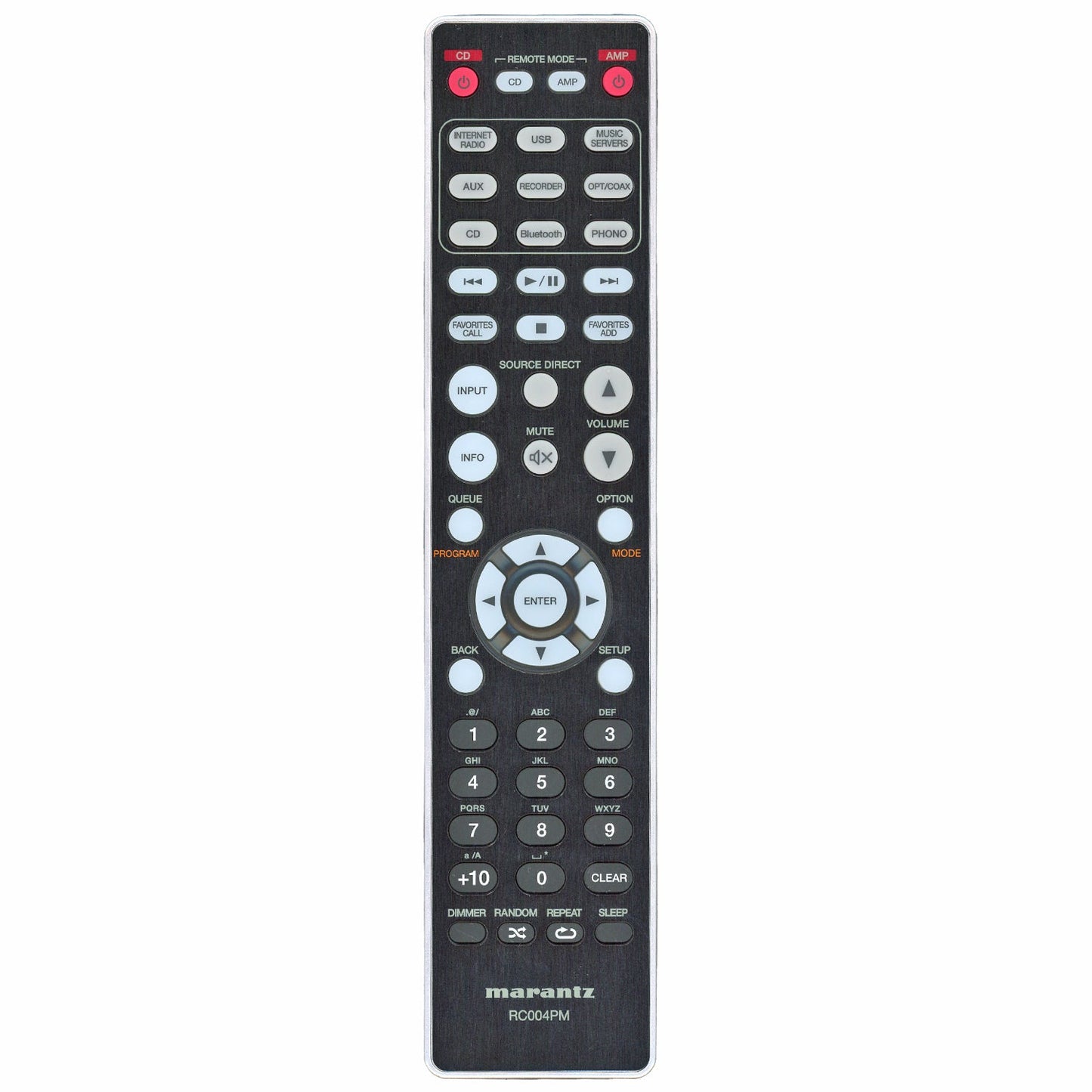 Marantz RC004PM Network Integrated Amplifier Audio Remote Control | PM7000N - 30701027400AM