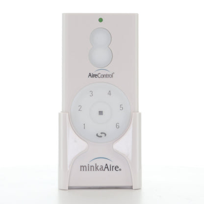 Minka-Aire RC500 / TR110BL DC Ceiling Fan Remote Control | 6-Speed with Reverse Function – Compatible with Aviation, Napoli II, Pancake, Tear, Alva Models - RC500