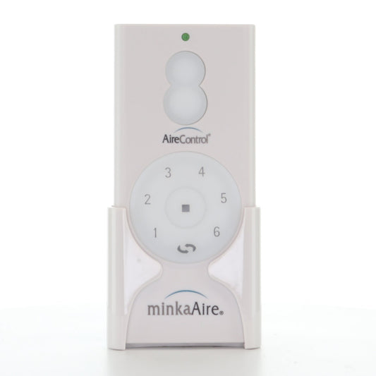 Minka-Aire RC500 / TR110BL DC Ceiling Fan Remote Control | 6-Speed with Reverse Function – Compatible with Aviation, Napoli II, Pancake, Tear, Alva Models - RC500