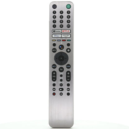 Sony RMF-TX621U Backlit Smart TV Remote Control with Voice | YouTube, Netflix, Disney+, Prime Video | Metal Front -  1-009-947-12