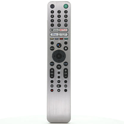 Sony RMF-TX621U Backlit Smart TV Remote Control with Voice | YouTube, Netflix, Disney+, Prime Video | Metal Front -  1-009-947-12