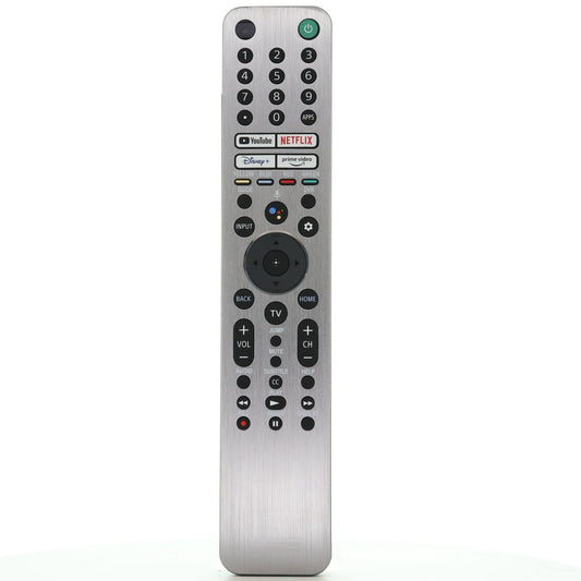 Sony RMF-TX621U Backlit Smart TV Remote Control with Voice | YouTube, Netflix, Disney+, Prime Video | Metal Front -  1-009-947-12