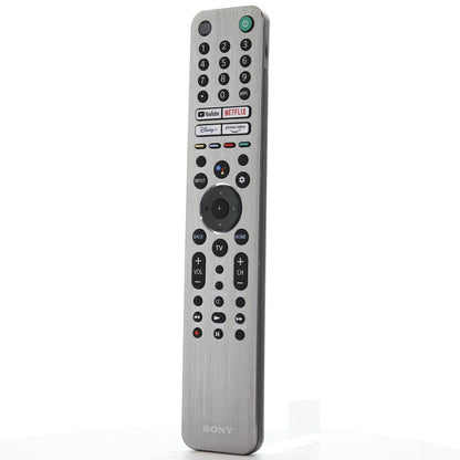 Sony RMF-TX621U Backlit Smart TV Remote Control with Voice | YouTube, Netflix, Disney+, Prime Video | Metal Front -  1-009-947-12