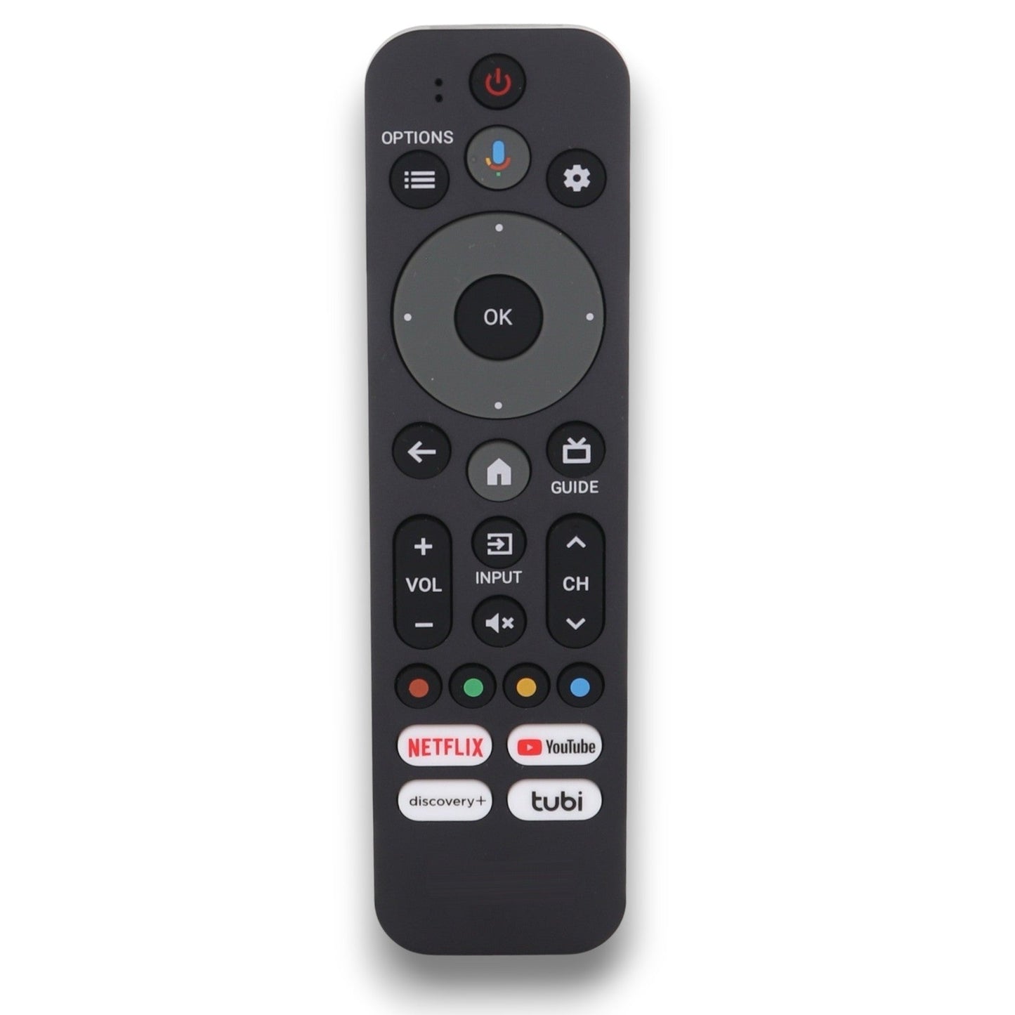 Philips RF553A Google Android TV Remote Control with Voice | Netflix | Youtube | Discovery+ | tubi - URMT26CNDA14