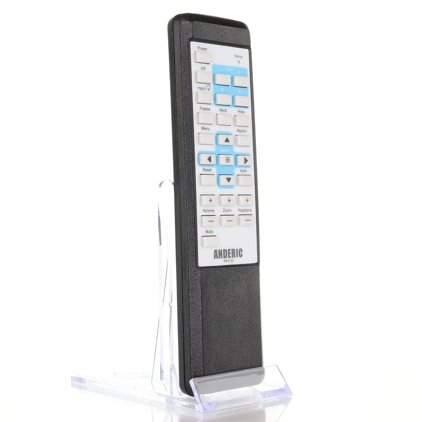 Anderic RR3720 Universal Projector Remote Control with Learning for Canon, Epson, Hitachi, Optoma, and more - RR3720