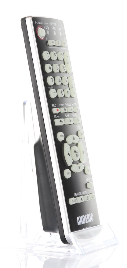 Anderic RR3UNV 3-Device Universal Remote Control for TV/DVD/VCR/Cable/Sat/Audio with Learning