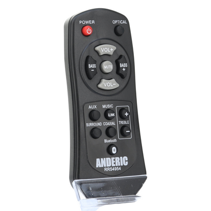 Anderic RR54954 Replacement Sound Bar Remote Control for Philips 996510059695, 996580004176, 996510063326, 996510054954, 996510050576, and Others