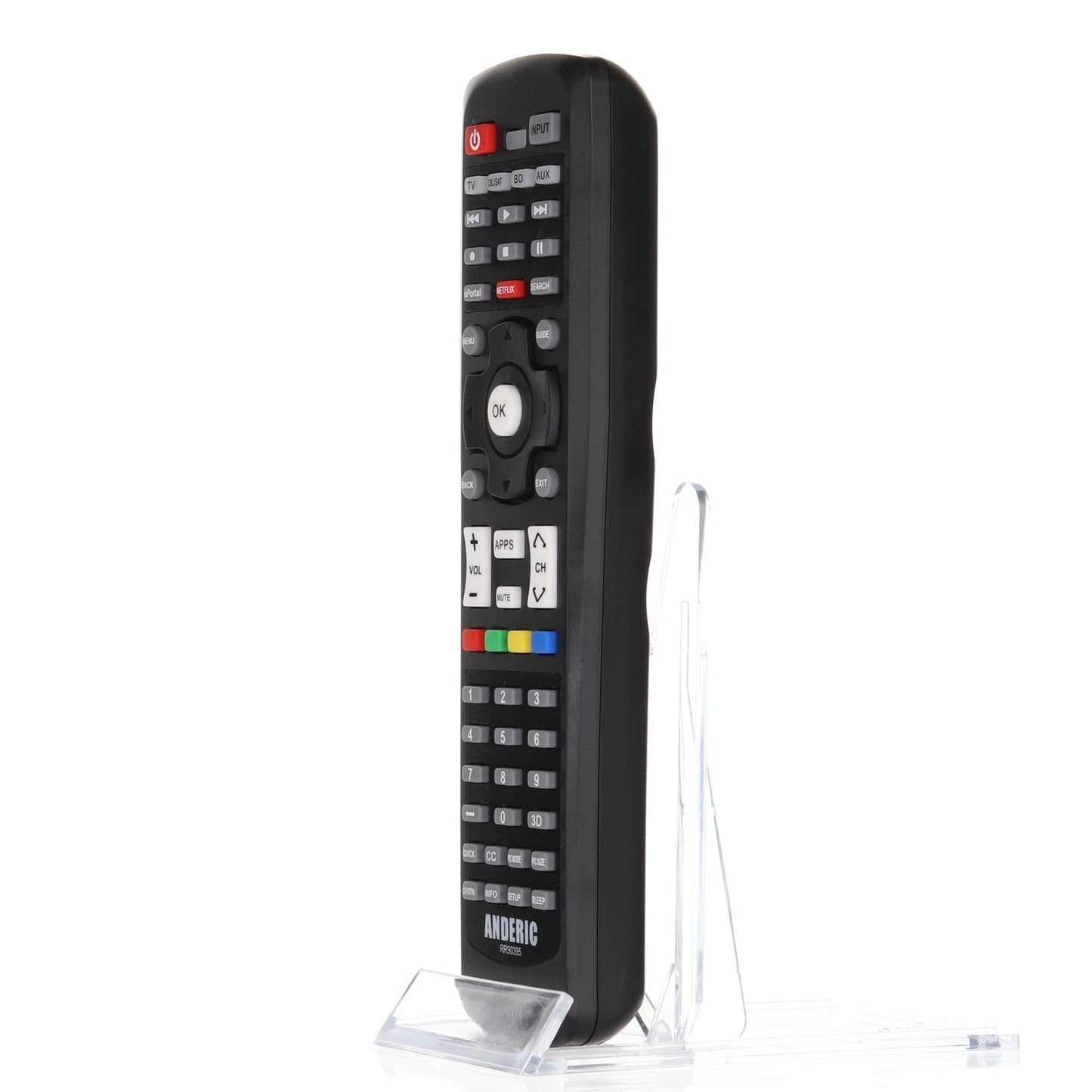 Anderic RR90395 Repalcement Smart TV Remote Control for Toshiba CT-90395 and Others