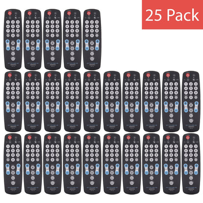 Anderic RRHC100 2-Device Universal Remote Control for Hospitality TV Cable Satellite STB with EzWipe Surface and Learning