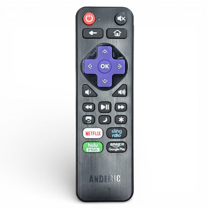 Substitute for Sharp LC-RCRCA-20 Roku TV Remote Control 398GR10BESPN005 [RRLC16]
