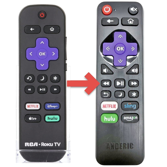 Substitute for RCA RC-ALIR 2022 ROKU TV Remote Control 3226001028 [RRLF26]