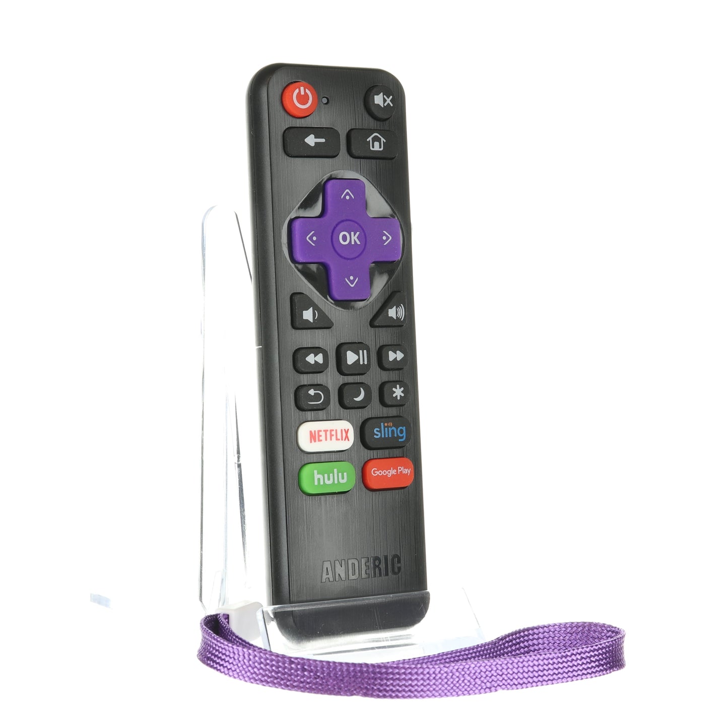 Anderic RRNS17 Replacement Remote Control for Insignia Roku-Enabled TVs (2016-2019) | No Programming Required