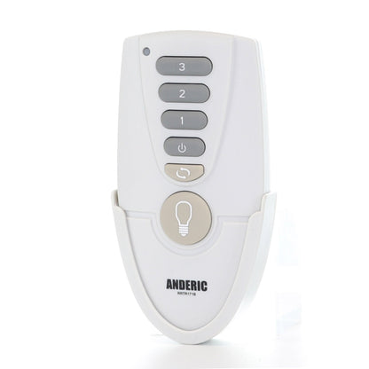 Anderic RRTR171B Replacement Ceiling Fan Remote Control for TR171B, KUJCE10205 - White