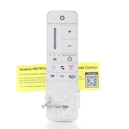 Anderic TR198B Replacement Ceiling Fan Remote Control for Home Decorators Collection 2AQZU-18012 / KUJCE10308 / TR198A / RRTR198B
