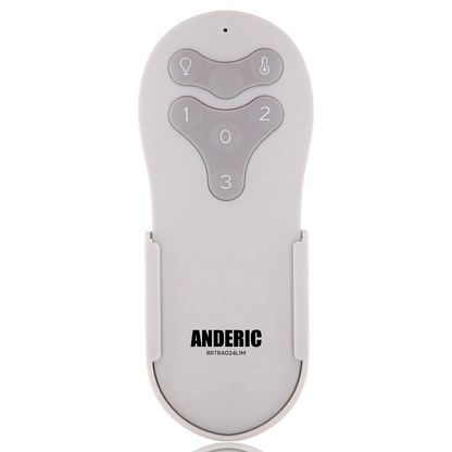 Anderic RRTRA024L1M Replacement Remote Control for Harbor Breeze Reidsport 44-In & 52-In Ceiling Fans | 2AQZU-18038 | 304.25 MHz