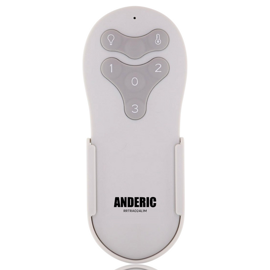 Anderic RRTRA024L1M Replacement Remote Control for Harbor Breeze Reidsport 44-In & 52-In Ceiling Fans | 2AQZU-18038 | 304.25 MHz