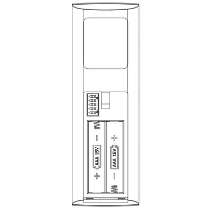 Anderic RRTX028CS Replacement Ceiling Fan Remote Control for Hampton Bay and Home Decorators Collection - TX028C-S