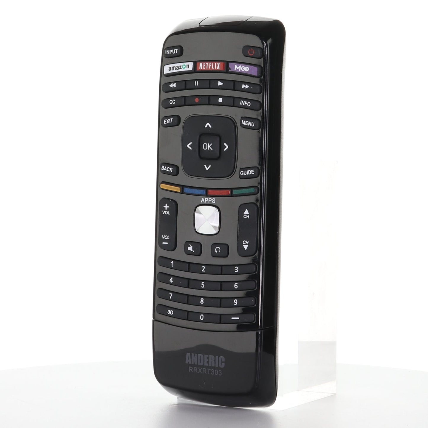 Anderic RRXRT303 Replacement Smart TV Remote Control with QWERTY Keyboard for Vizio
