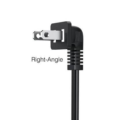 Samsung 3903-000863 AC Power Cable | 5 Ft Figure-8 C7 Non-Polarized Power Cord with Elbow 2-Prong Plug - 3903000863
