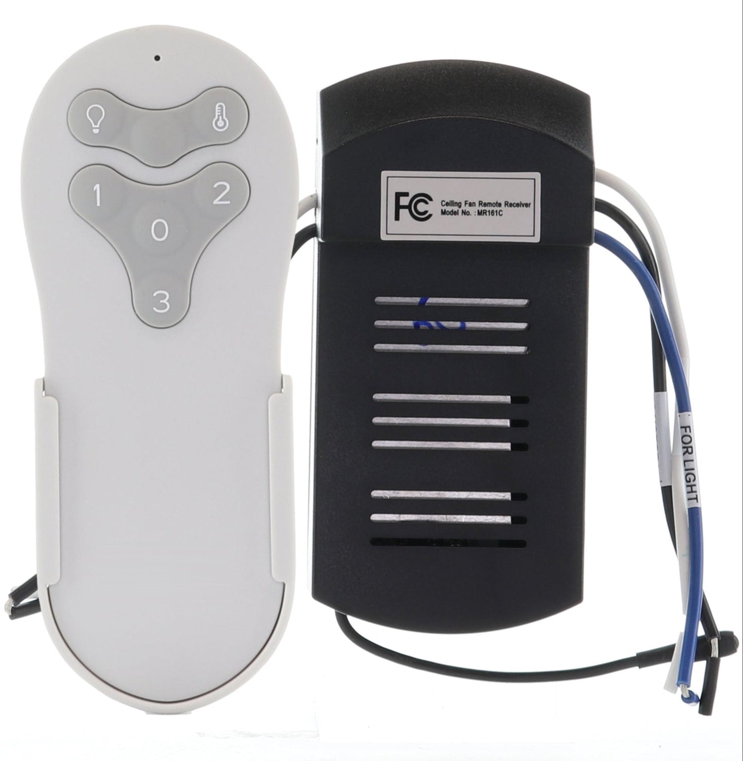 Harbor Breeze Remote Control & Receiver Kit for Reidsport 44-In & 52-In Ceiling Fans | MR161C Receiver | 2AQZU-18038 Remote - MR161C-18038-Kit