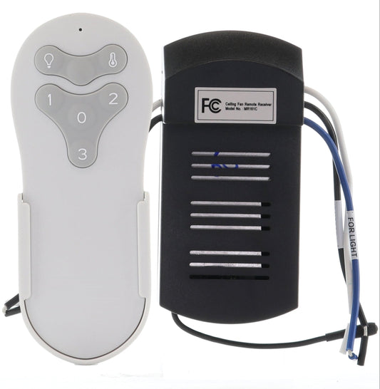 Harbor Breeze Remote Control & Receiver Kit for Reidsport 44-In & 52-In Ceiling Fans | MR161C Receiver | 2AQZU-18038 Remote - MR161C-18038-Kit