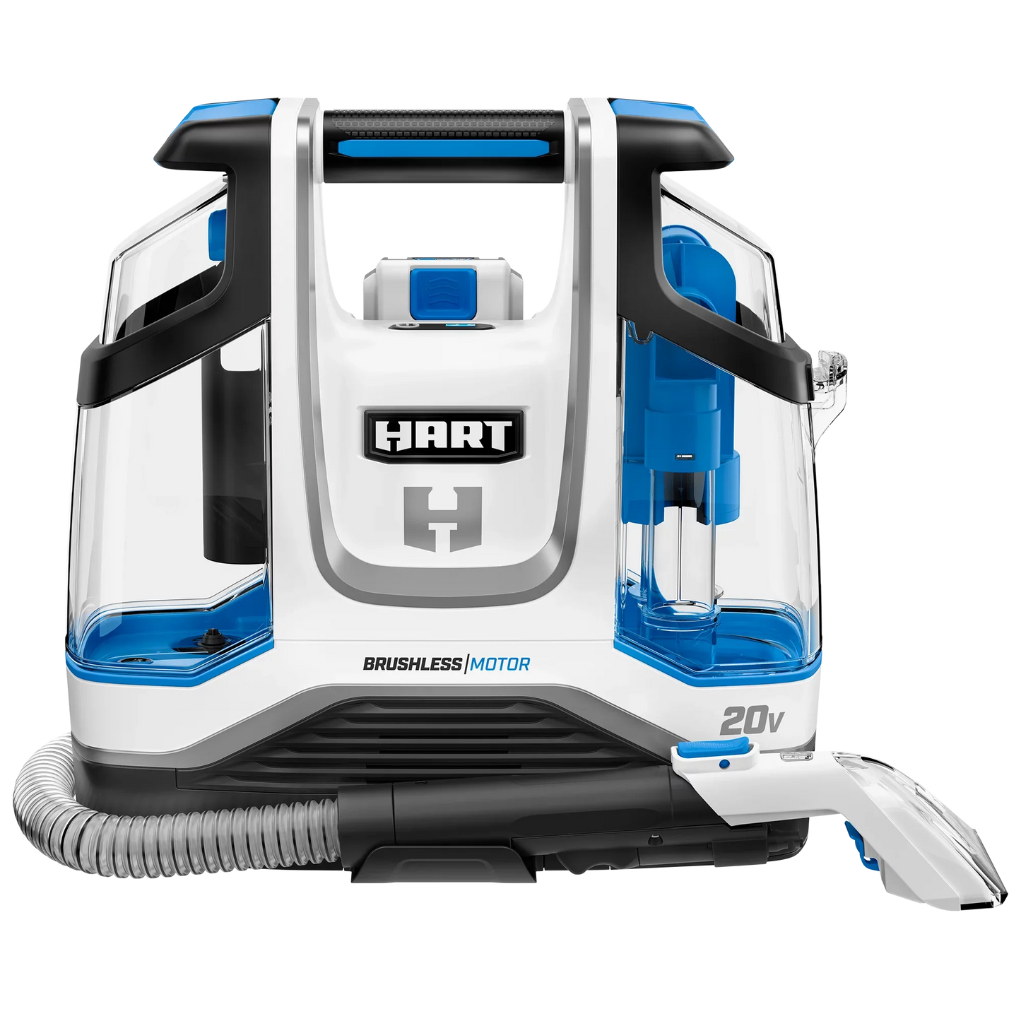HART 20-Volt Cordless Carpet & Upholstery Spot Cleaner with (1) 20-Volt 4Ah Battery, HPSP25B (Damaged Box)
