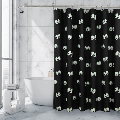 Royale Linens Double Brushed Microfber 1800 Thread Printed Shower Curtain