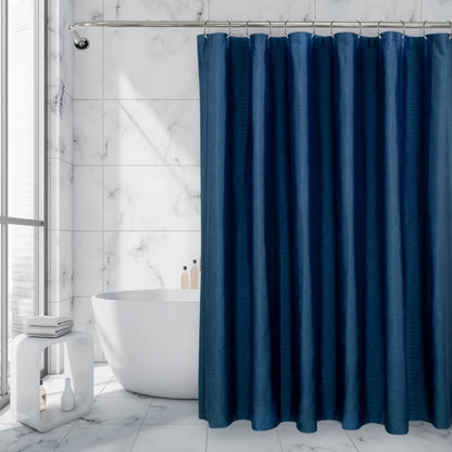 Royale Linens Double Brushed Microfber 1800 Thread Printed Shower Curtain