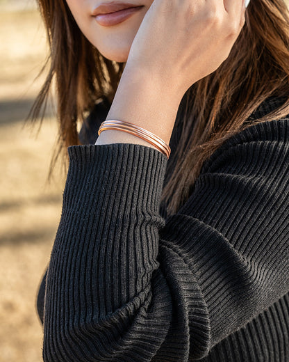 Pure Copper Cuff Bracelet – Tier