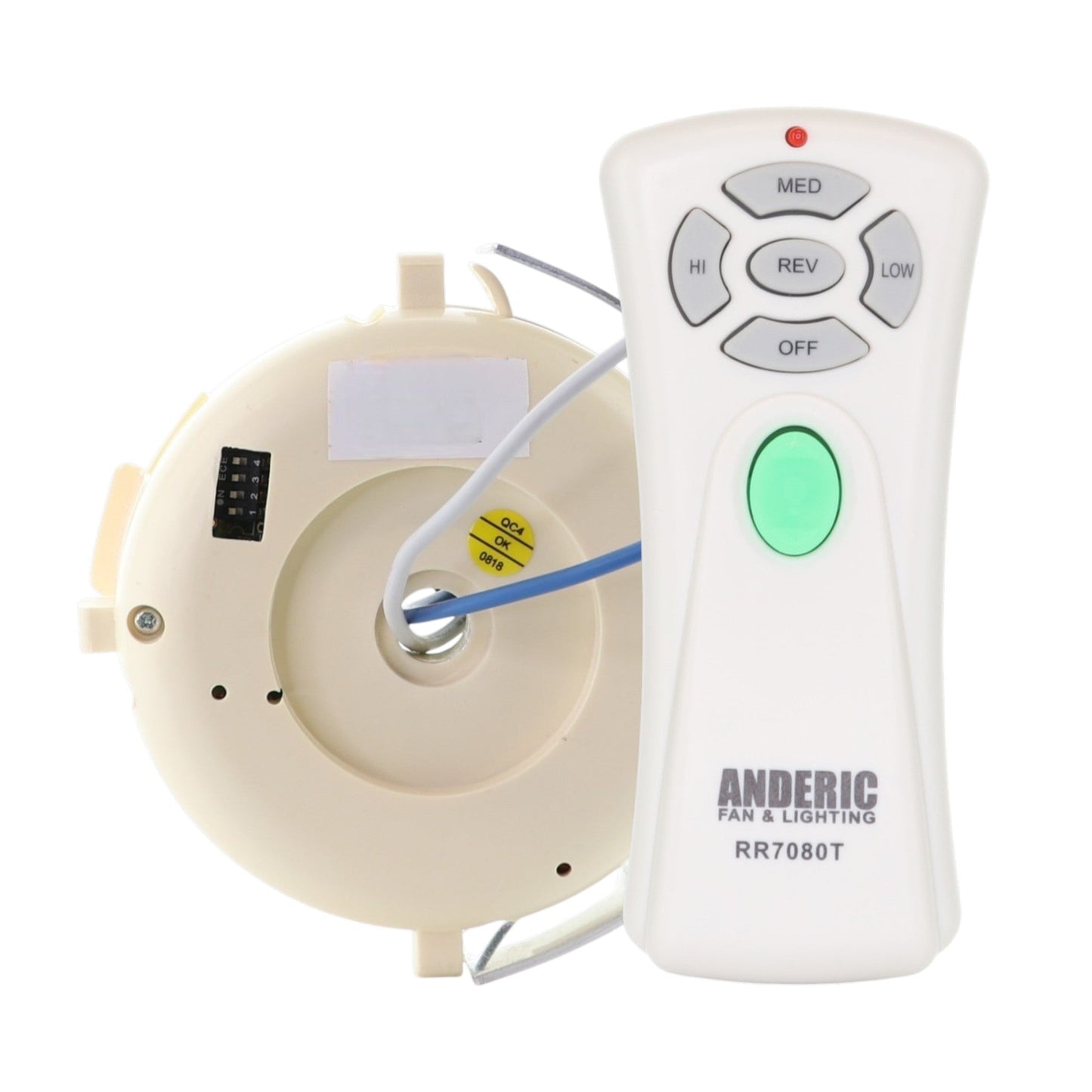Substitute for Hampton Bay MR47B UP/DOWN LIGHT Ceiling Fan Receiver [UC7051GKIT]