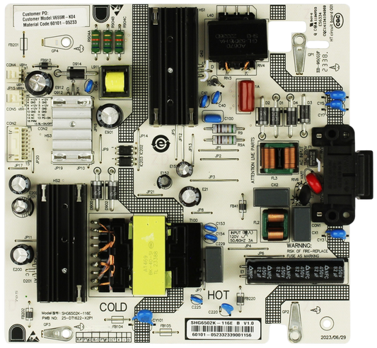 Vizio 60101-05233 Power Supply for V655M-K04