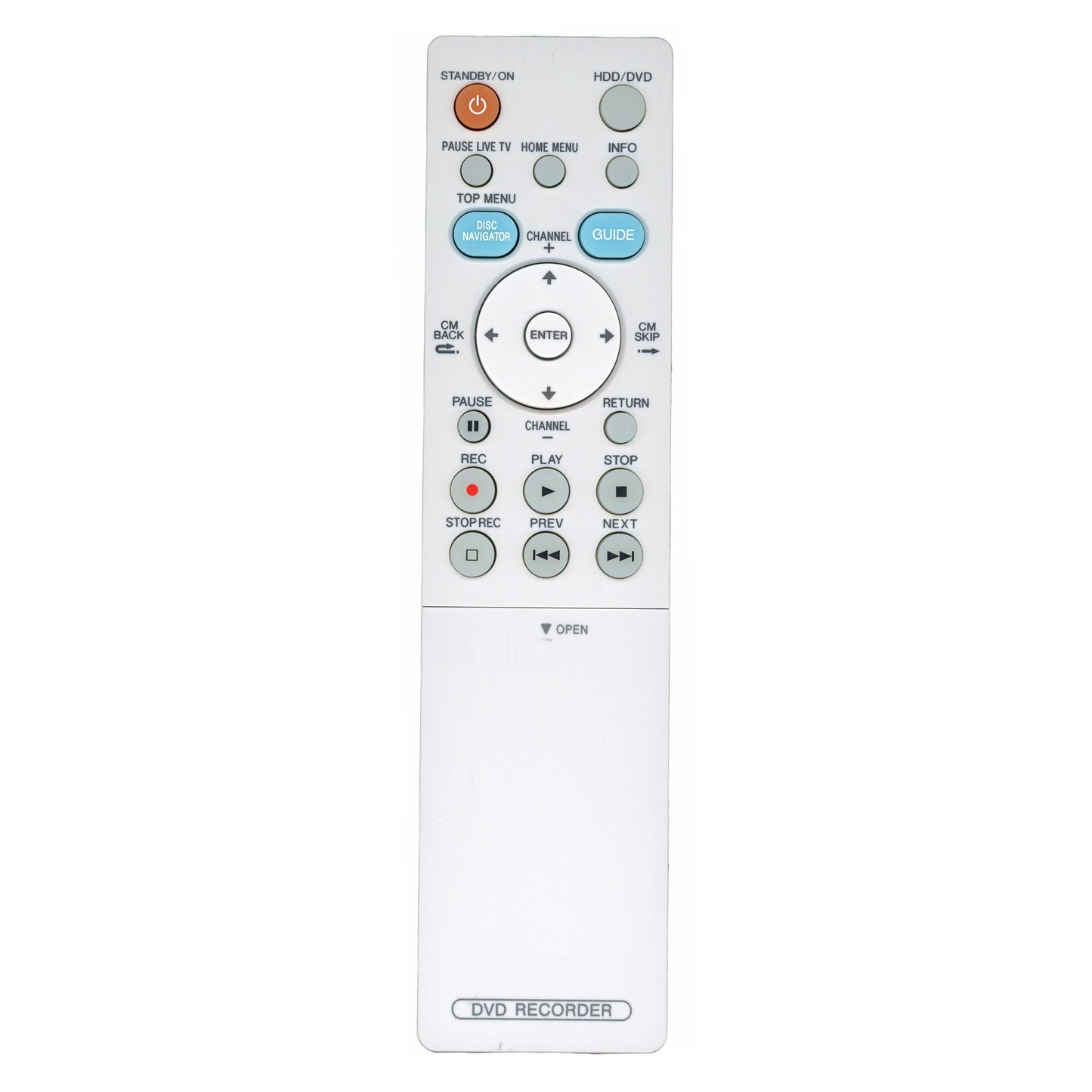 Pioneer VXX3129 DVD Recorder (DVDR) Remote Control - VXX3129
